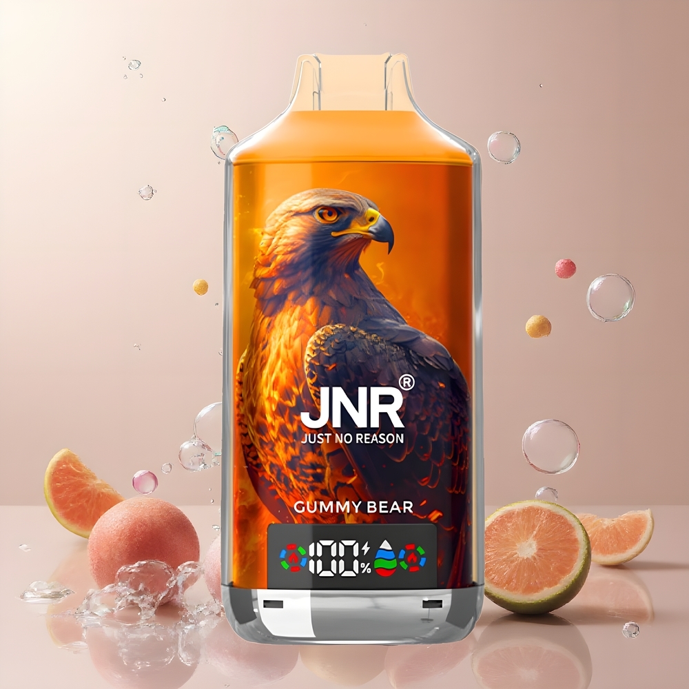 JNR Falcon X 18000 Puffs | 750mAh | 24ml | Dual Mesh Coil  Dual Core | Digital Display | Type-C | 025 | grossister Sverige